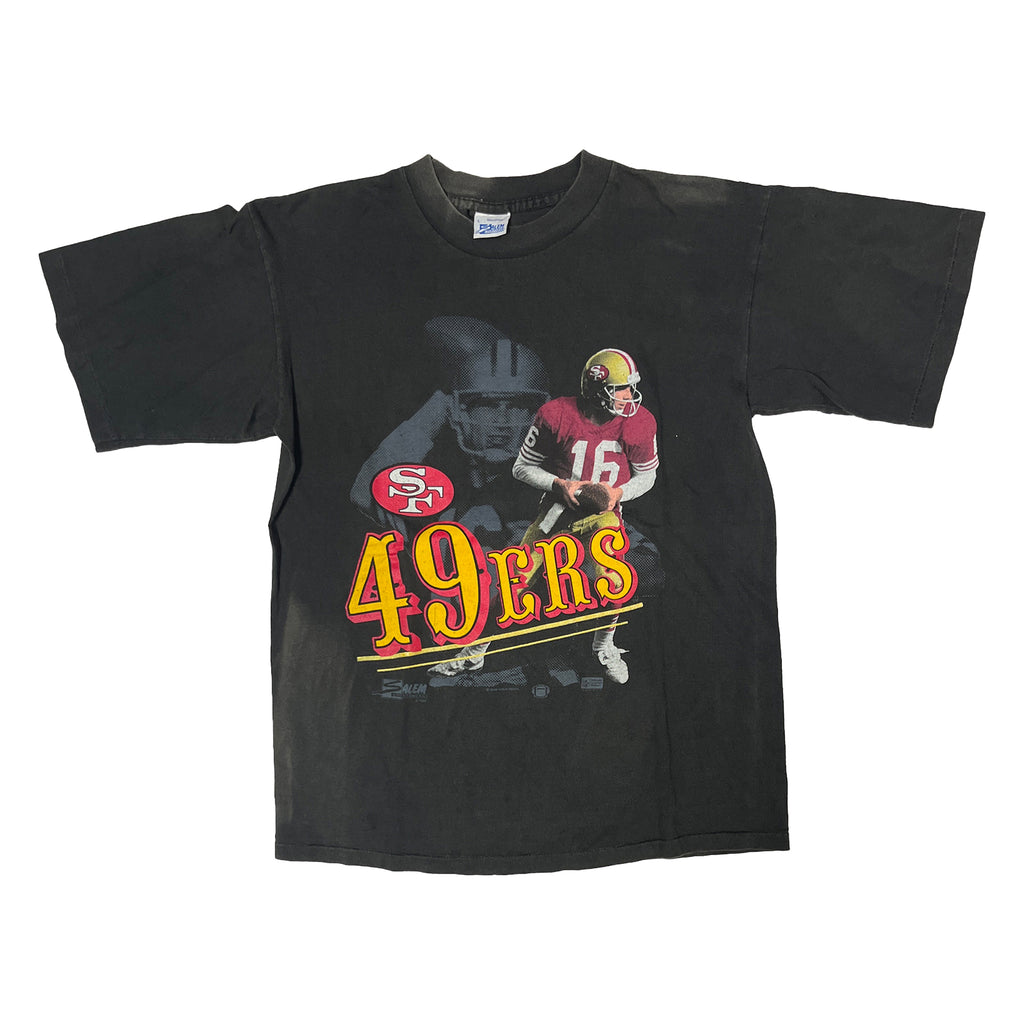 ◾️90s Salem Sportswear Joe Montana San Francisco 49ers NFL T-Shirt