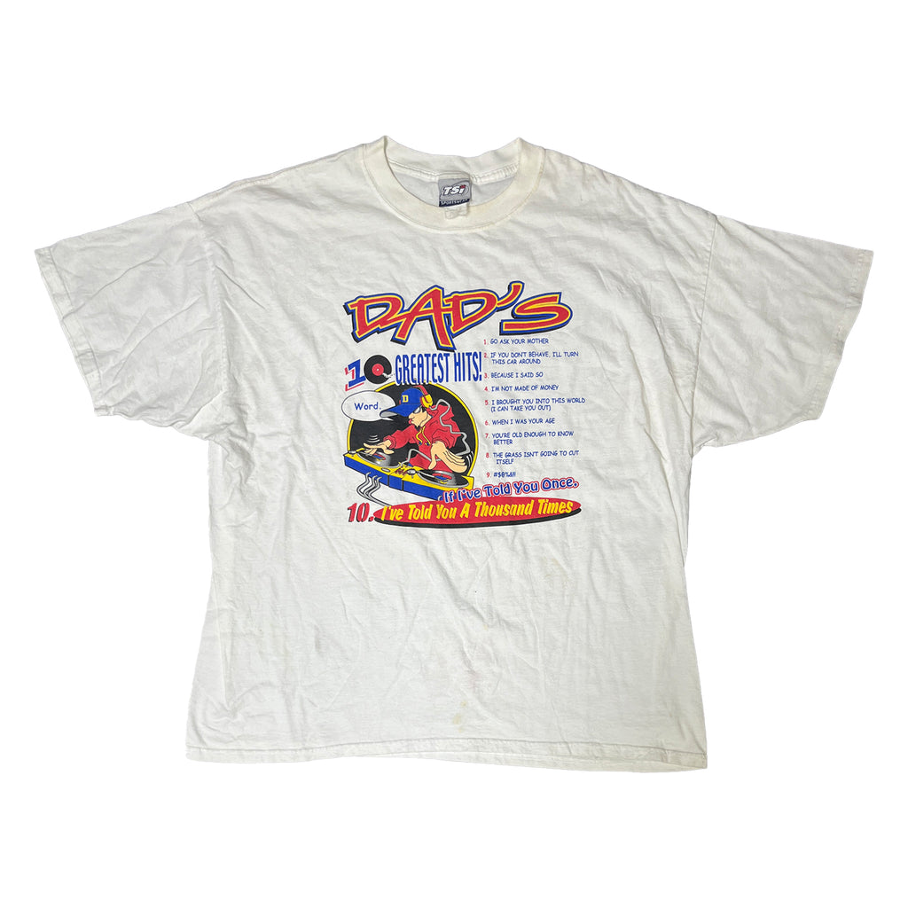 ◾️ 90s Y2K TSI Dad’s 10 Greatest Hits DJ Funny Graphic T-Shirt