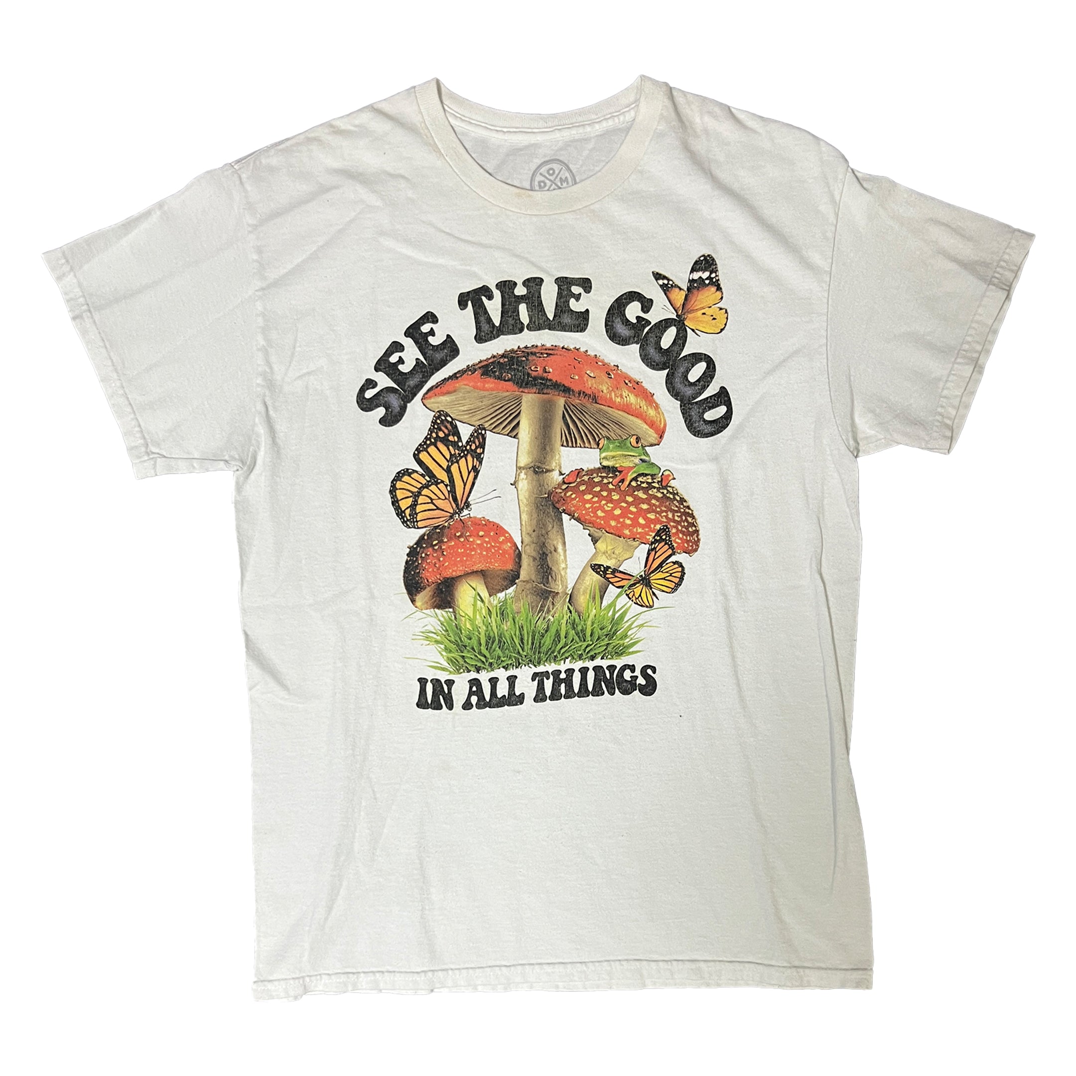 ◾️D.O.M. See The Good In All Things Mushroom Graphic T-Shirt