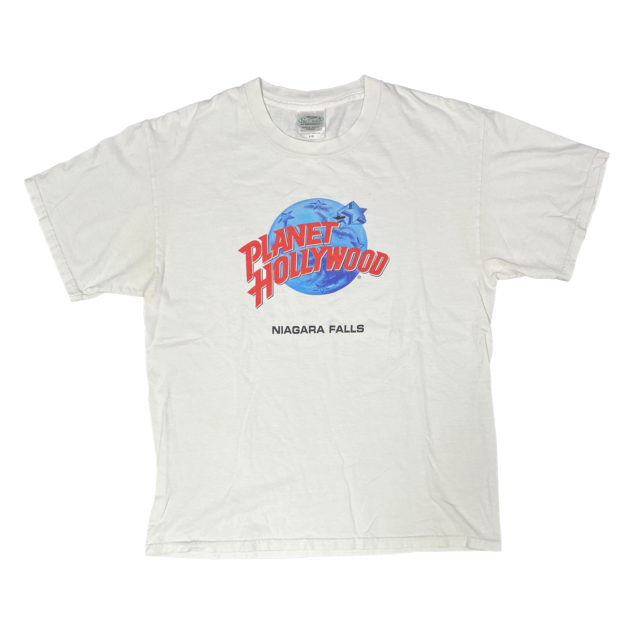 ◾️90s Planet Hollywood Niagara Falls Logo Tee