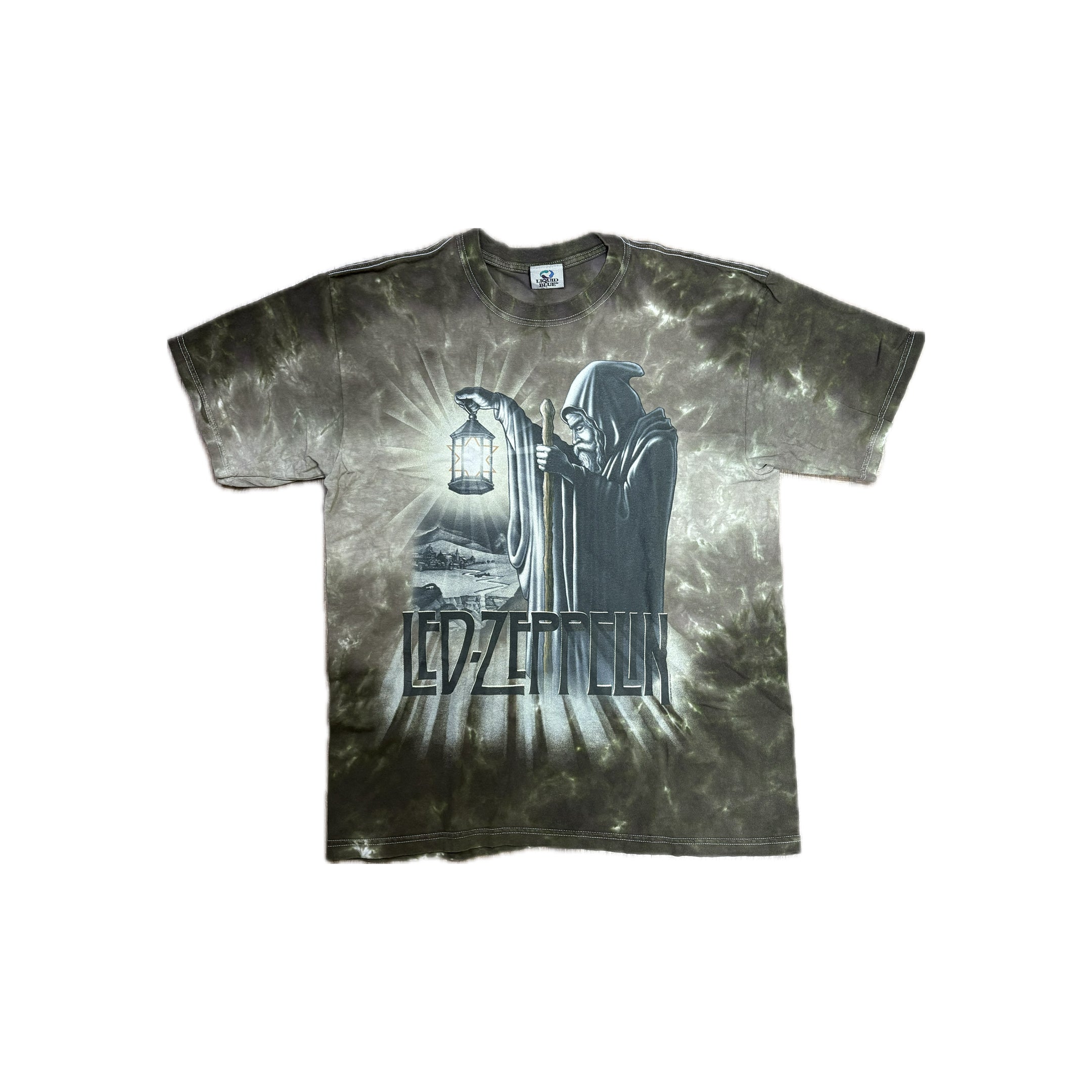 ◾️Led Zeppelin 06 Tie-Dye Black Magician tee