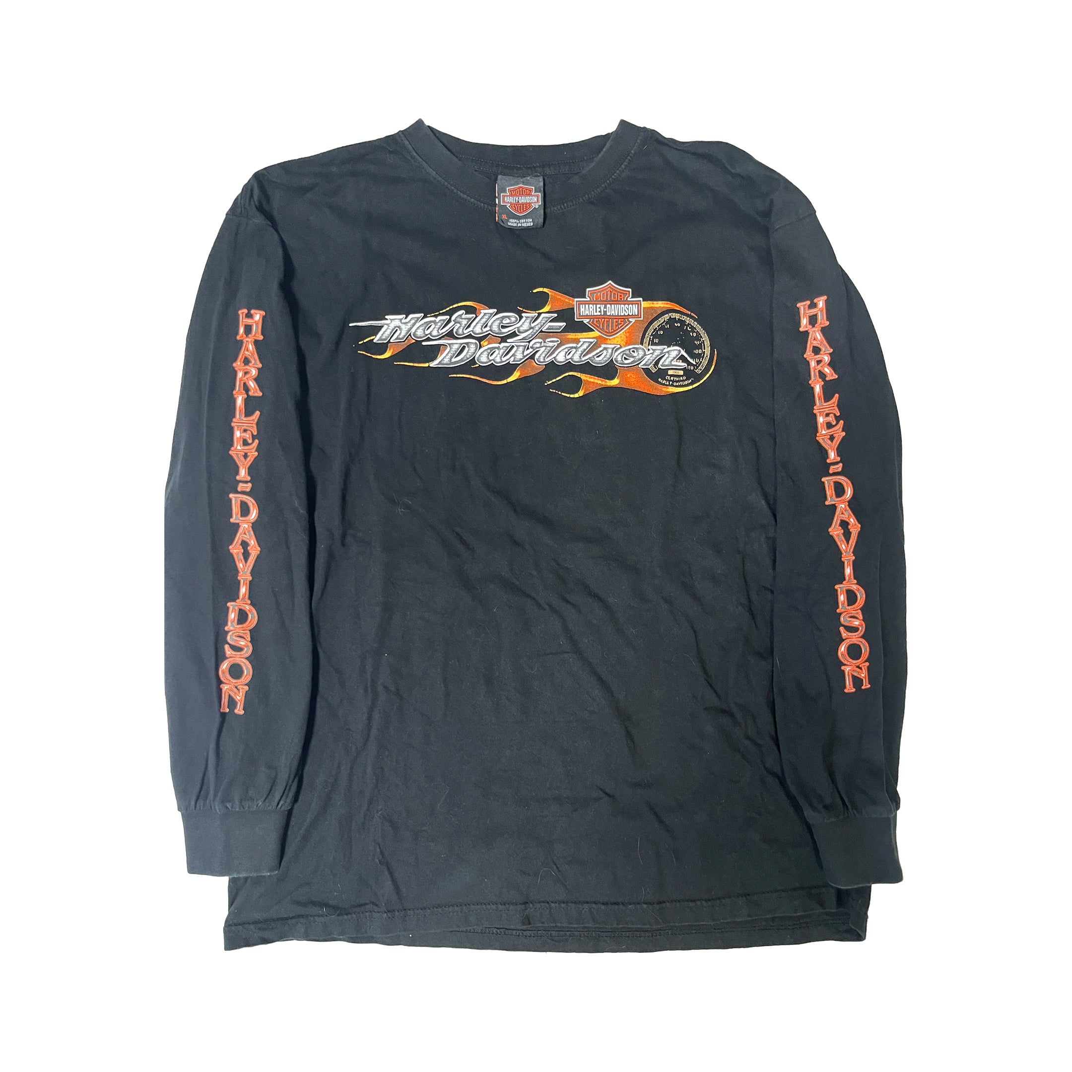 ◾️00s Harley-Davidson Speedometer Long Sleeve T-Shirt