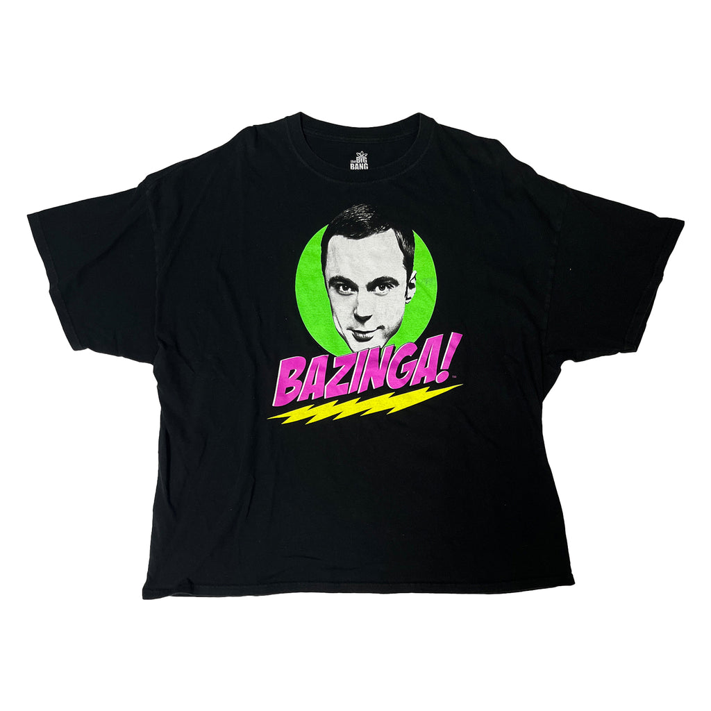 ◾️The Big Bang Theory Neon Bazinga Sheldon Cooper Official T-Shirt
