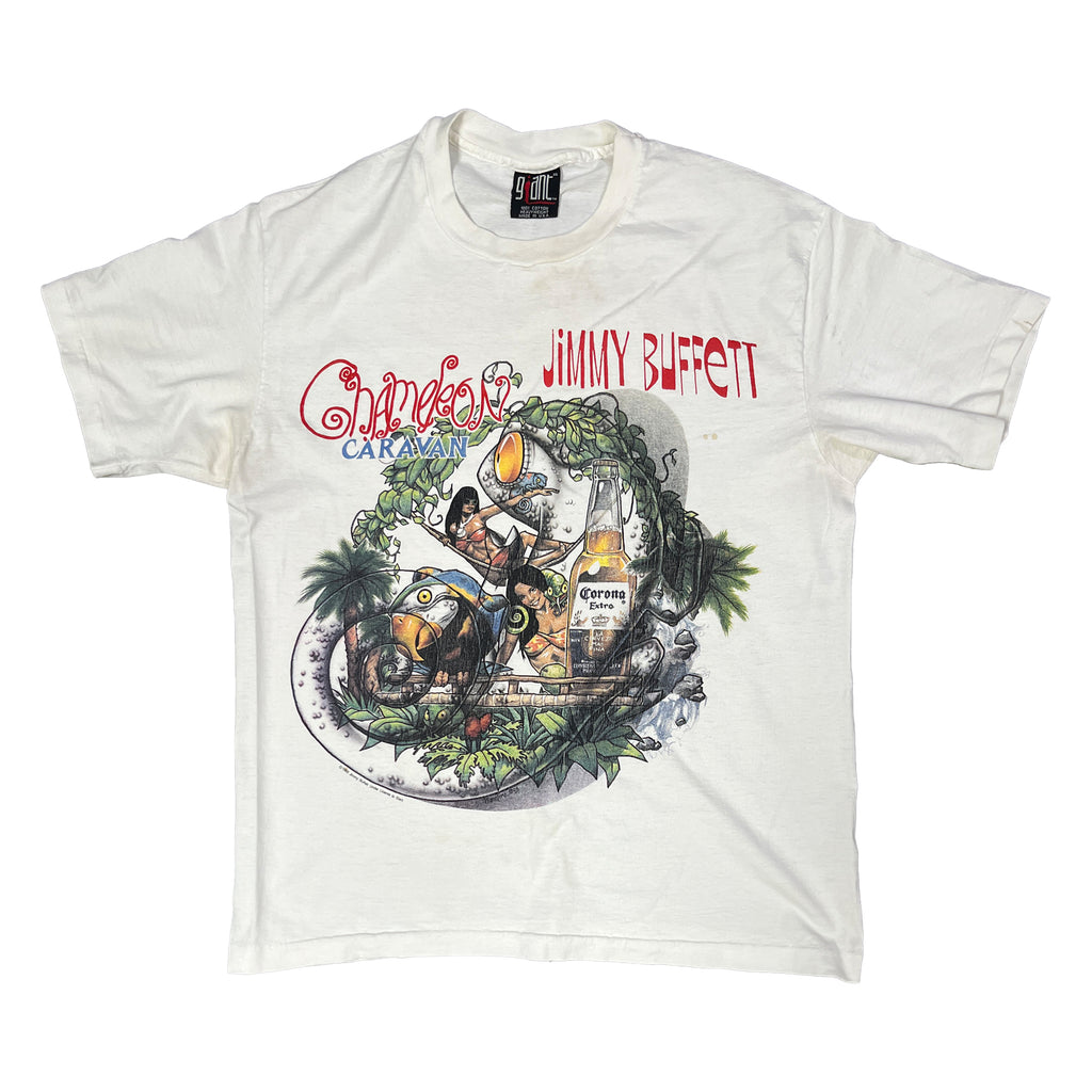 ◾️ 93 Jimmy Buffett Chameleon Caravan Tour T-Shirt