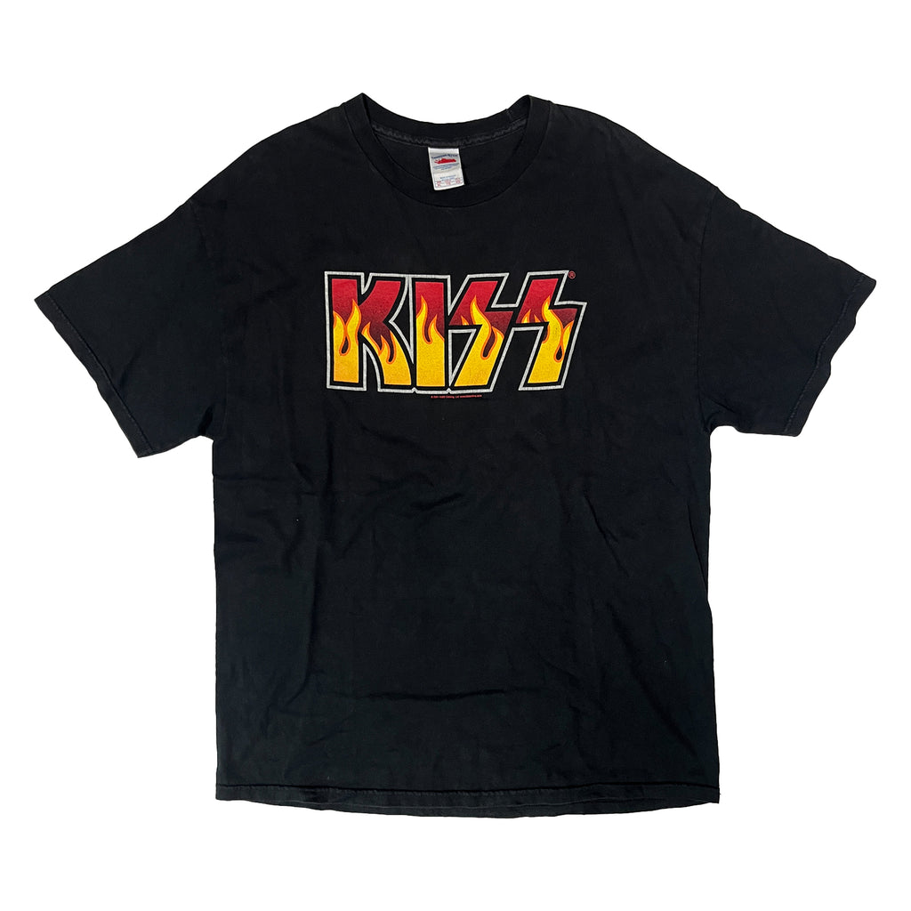 ◾️01 KISS Flame Logo Vintage T-Shirt Tennessee River