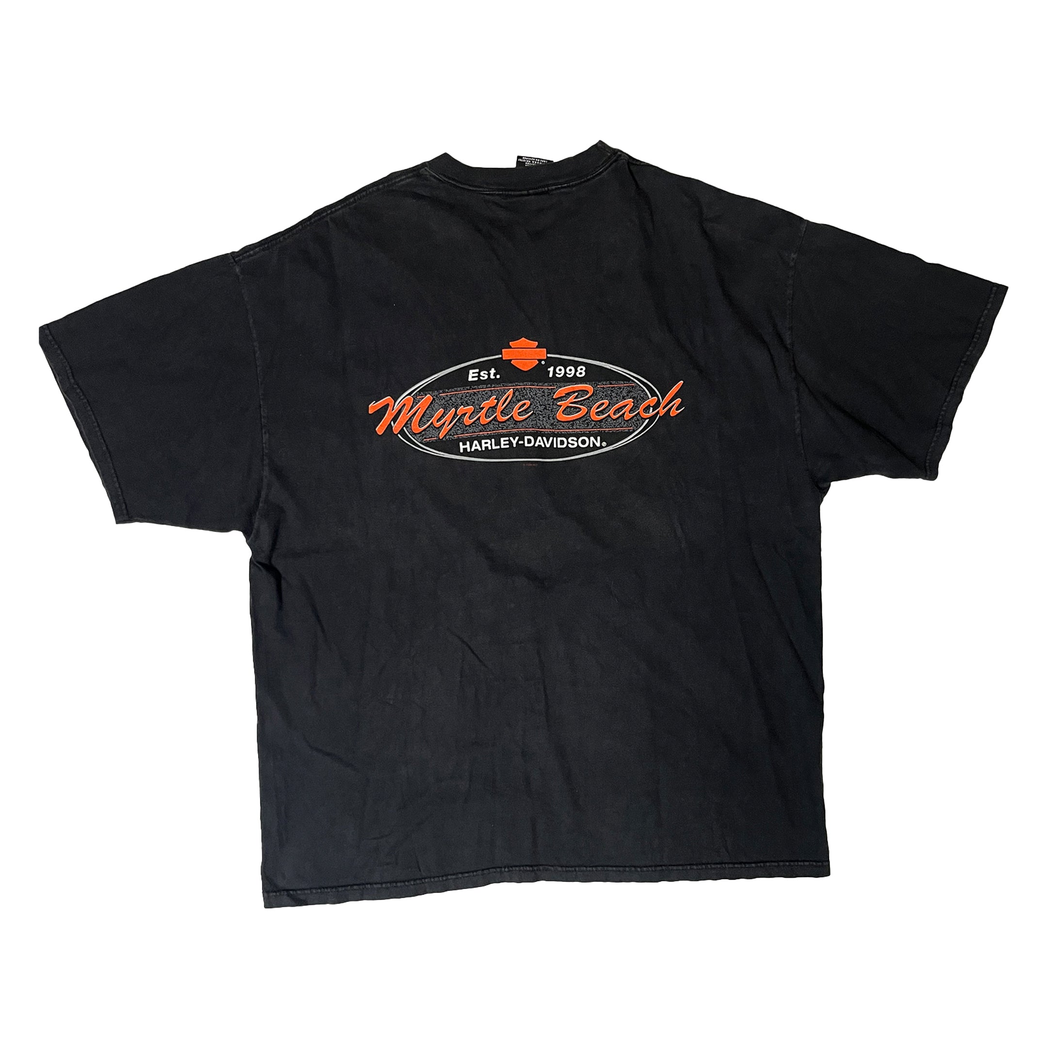 ◾️99 Harley-Davidson Myrtle Beach Flaming Eagle T-Shirt 2XL
