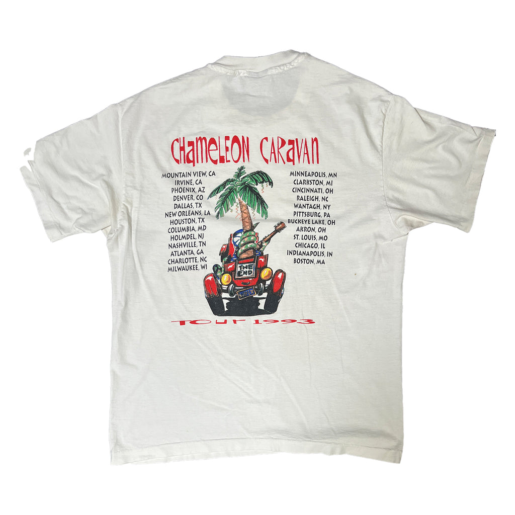 ◾️ 93 Jimmy Buffett Chameleon Caravan Tour T-Shirt
