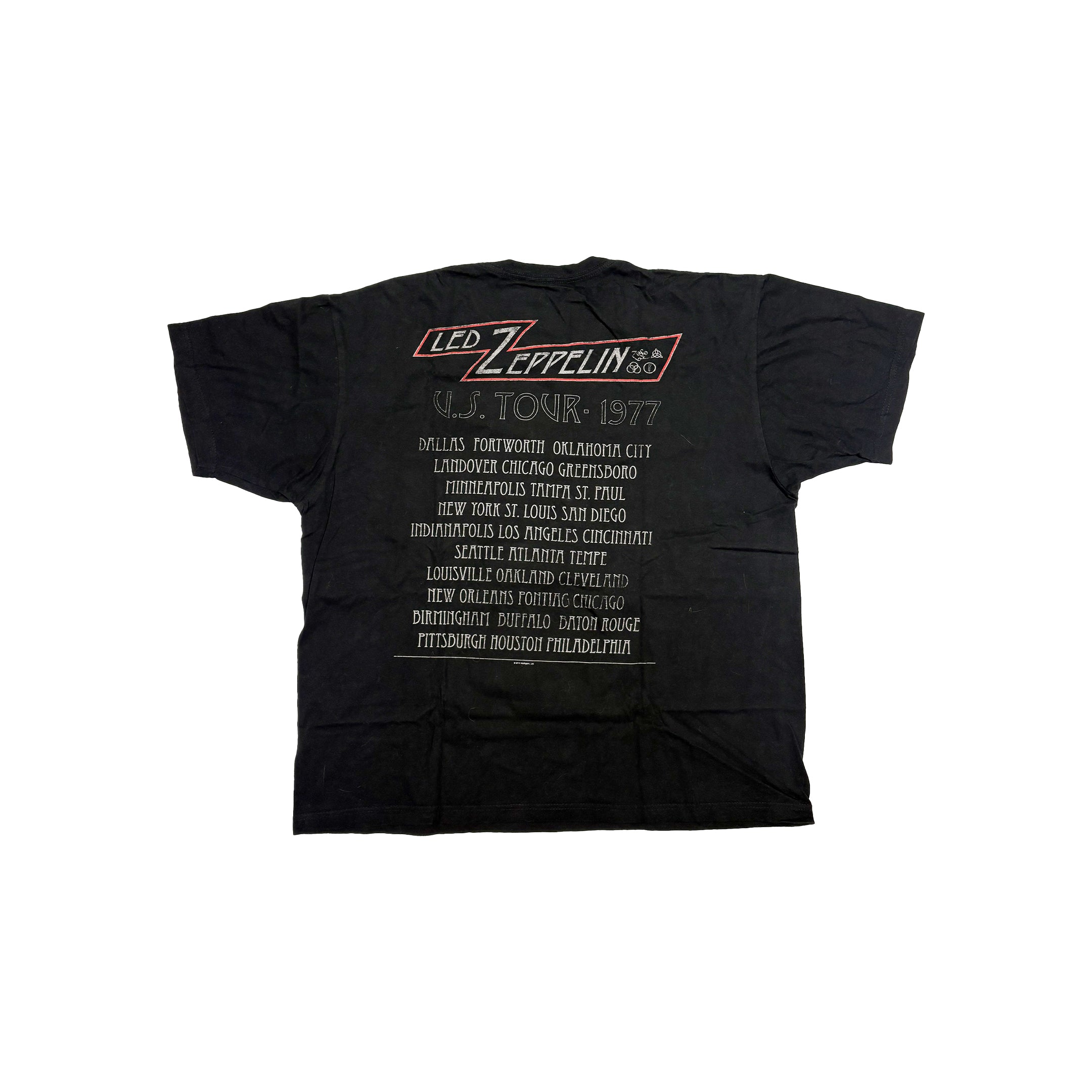 ◾️Led Zeppelin 77 tour tee Bootleg 2011
