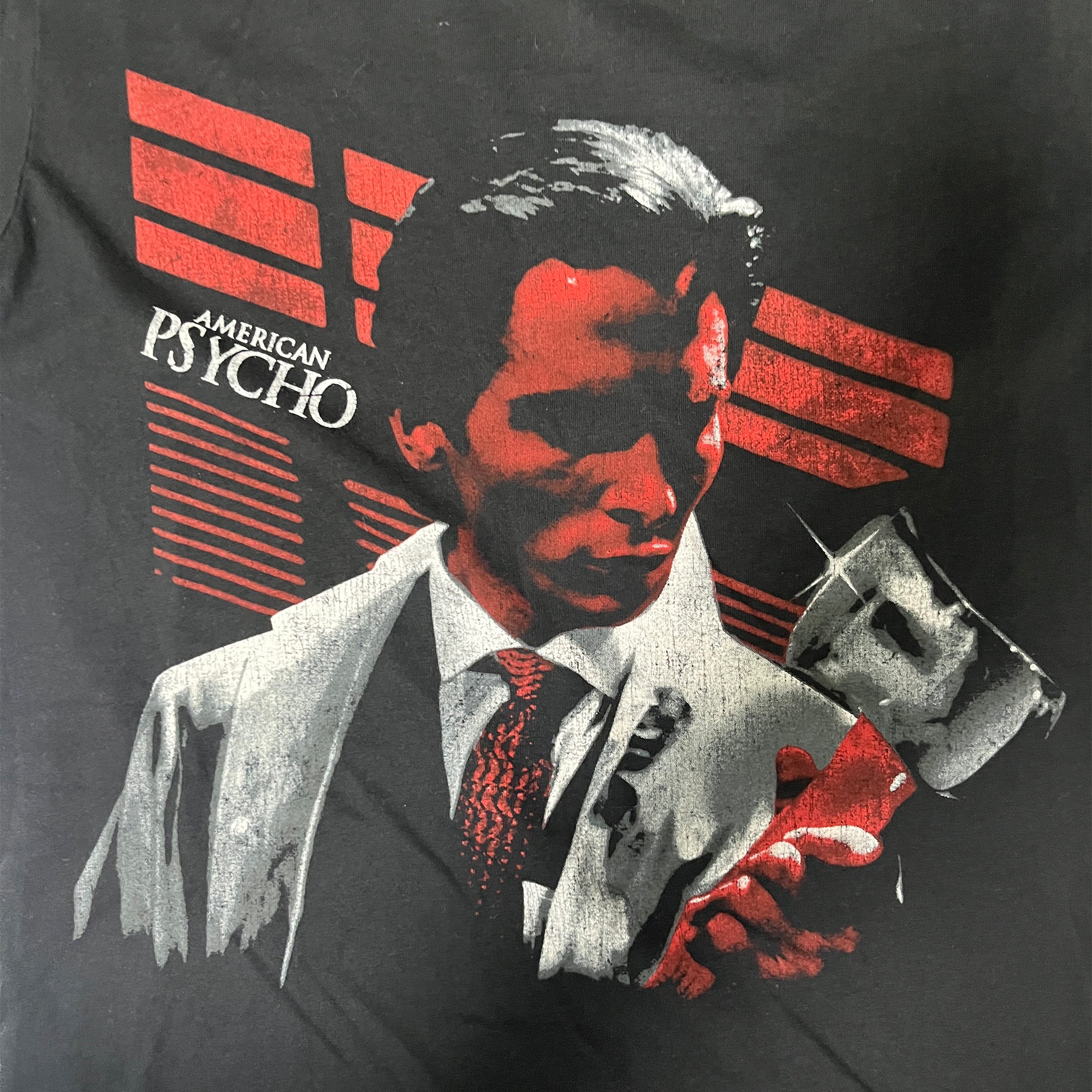 ◾️American Psycho Greed and Disgust Patrick Bateman Axe Graphic T-Shirt