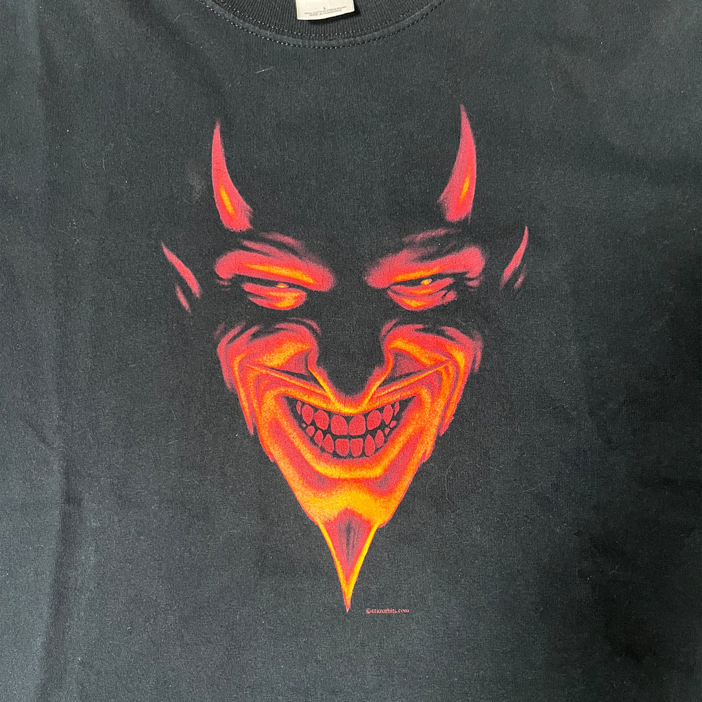 ◾️00s Erazor Bits Devil Face Graphic T-Shirt
