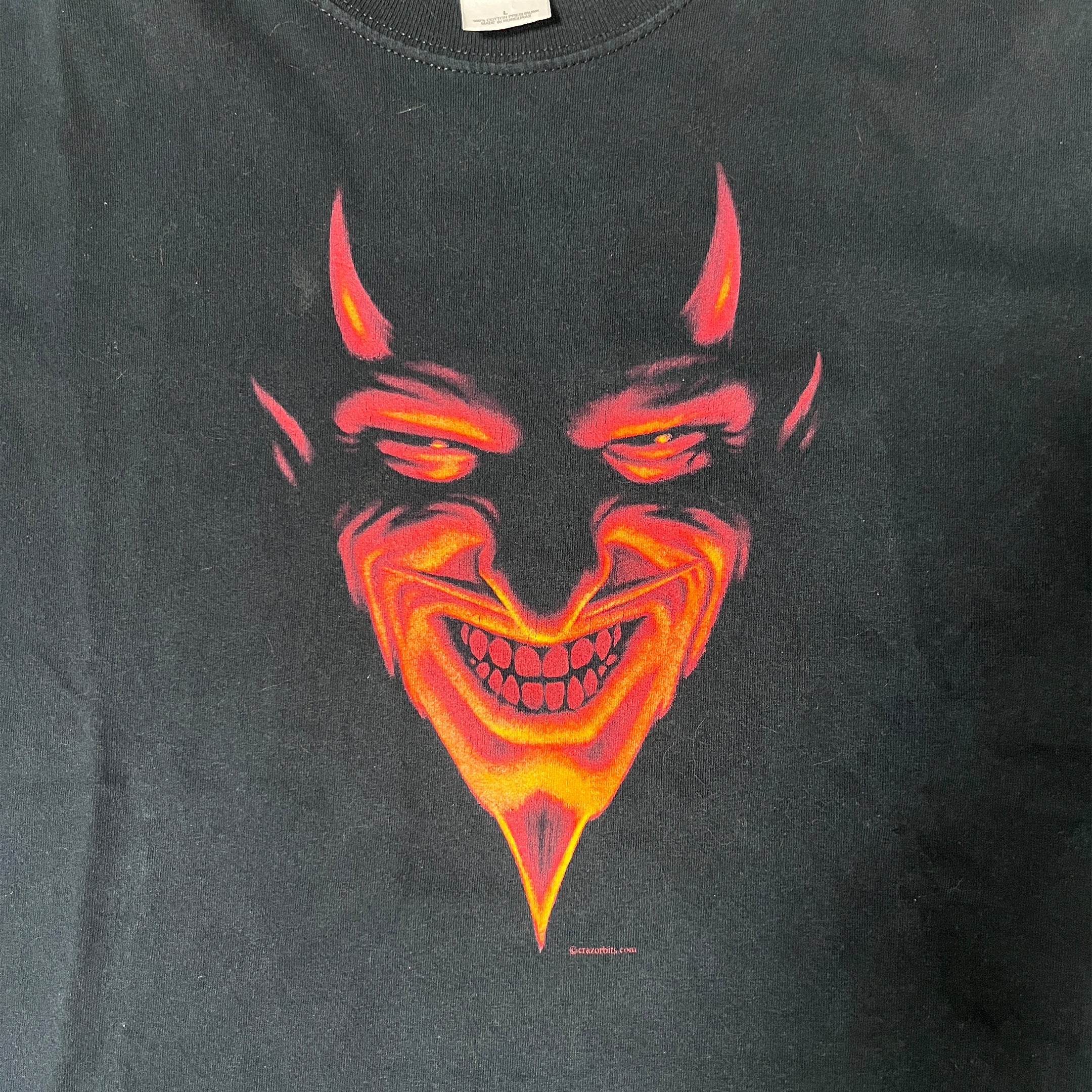 ◾️00s Erazor Bits Devil Face Graphic T-Shirt