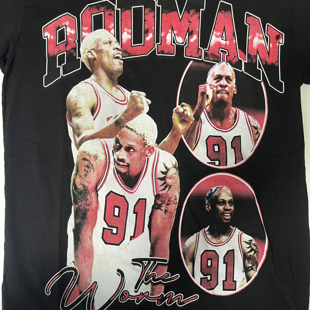 ◾️Dennis Rodman “The Worm”&nbsp;#91&nbsp;Chicago Bulls Graphic T-Shirt