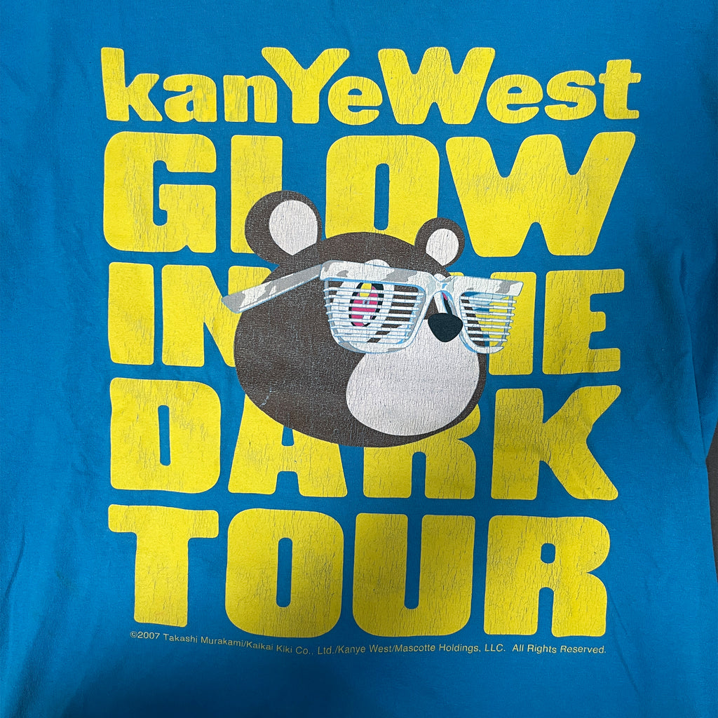 ◾️07 Kanye West x Takashi Murakami Glow in the Dark Tour Vintage T-Shirt