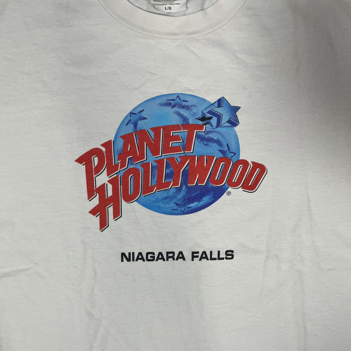 ◾️90s Planet Hollywood Niagara Falls Logo Tee