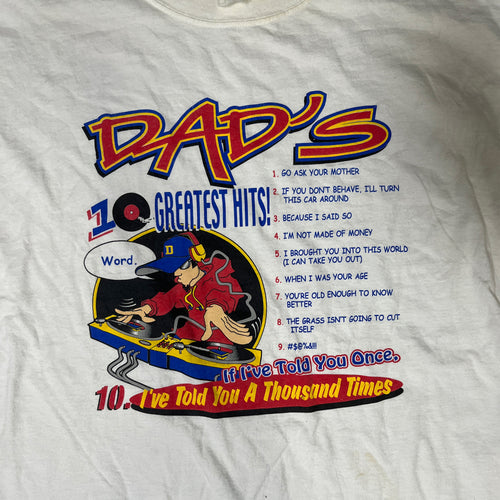 ◾️ 90s Y2K TSI Dad’s 10 Greatest Hits DJ Funny Graphic T-Shirt
