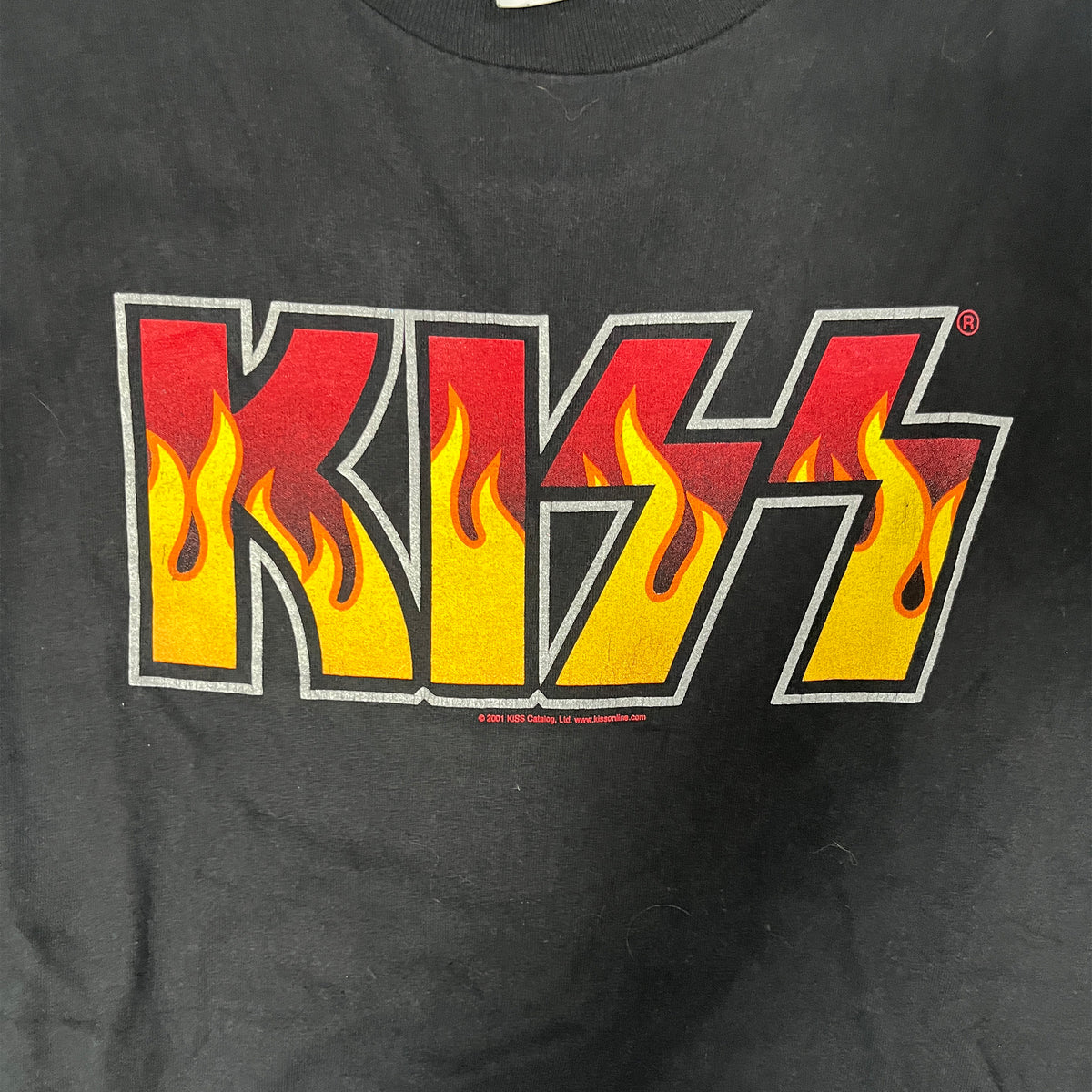 ◾️01 KISS Flame Logo Vintage T-Shirt Tennessee River