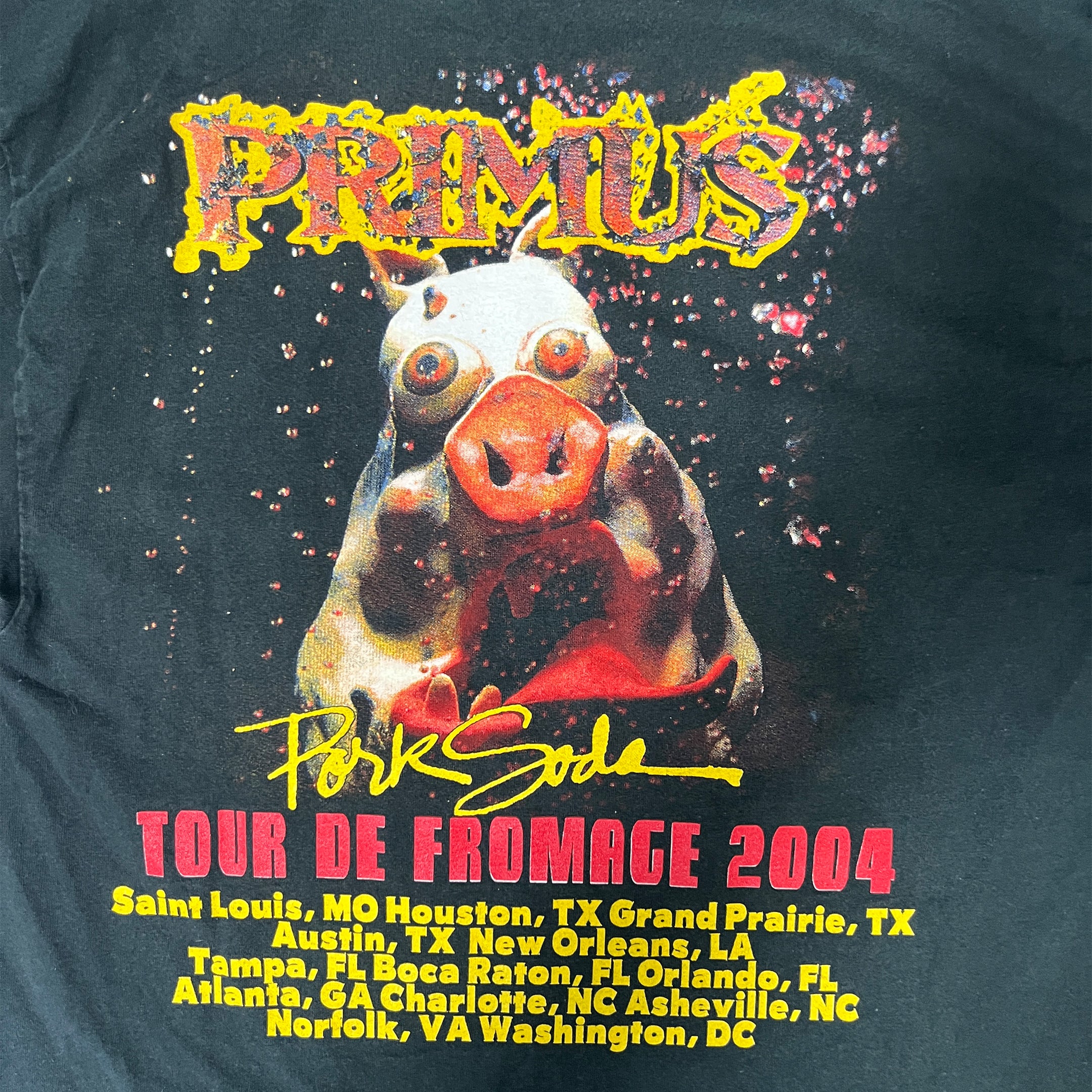 ◾️04 PRIMUS Tour de Fromage Pork Soda Tour Tee