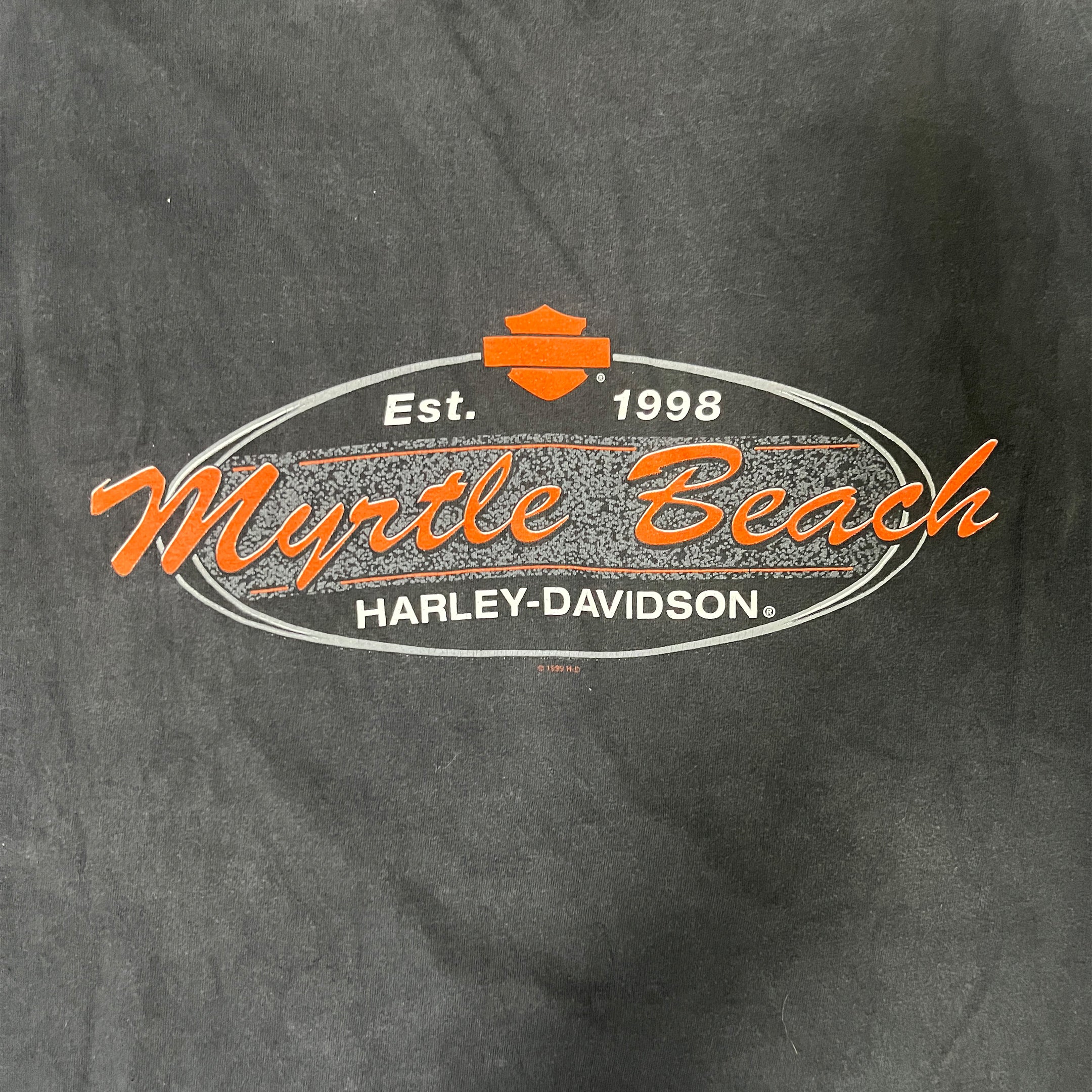 ◾️99 Harley-Davidson Myrtle Beach Flaming Eagle T-Shirt 2XL