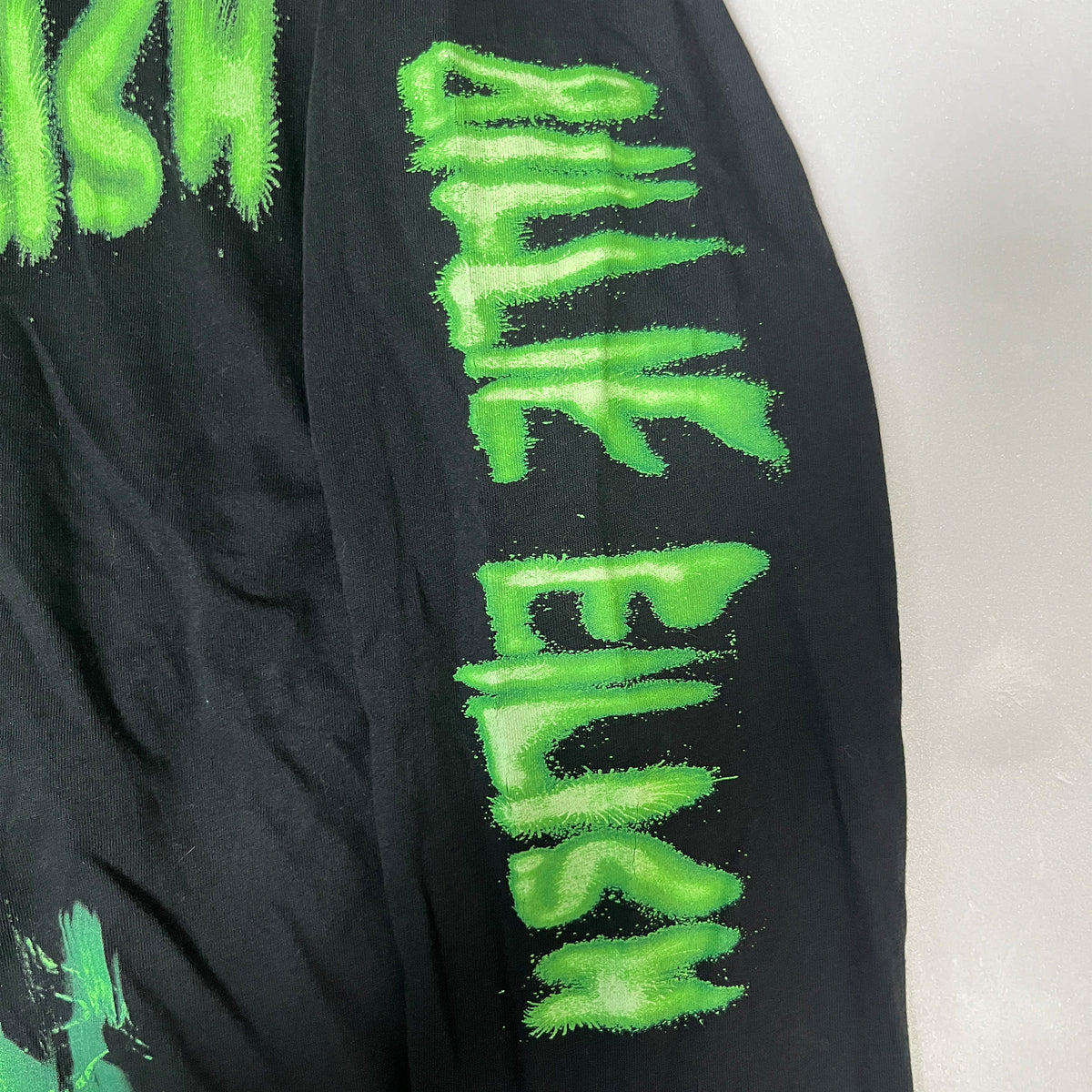 ◾️ 2020 Billie Eilish Official Merch Neon Green Graphic Long Sleeve T-Shirt
