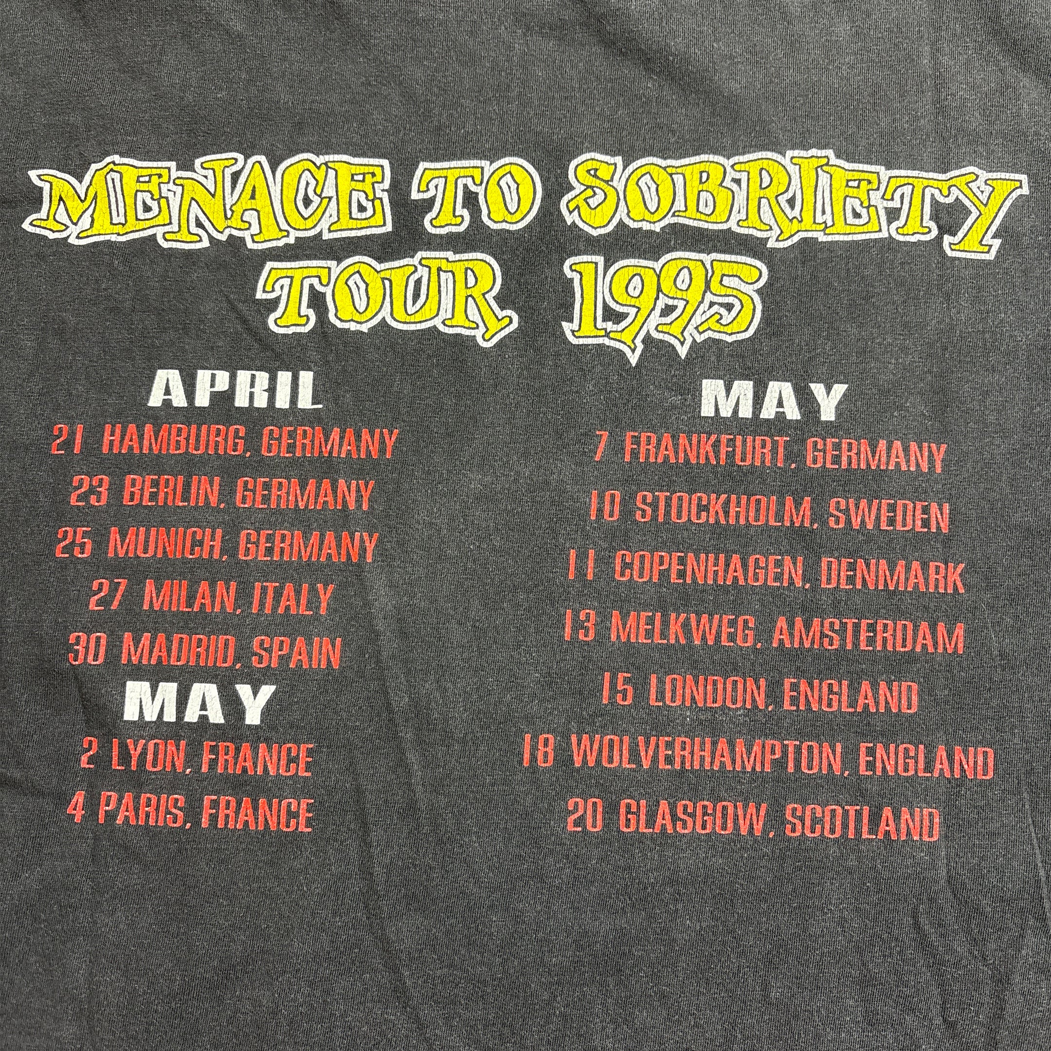 ◾️Ugly Kid Joe 95 Tour shirt