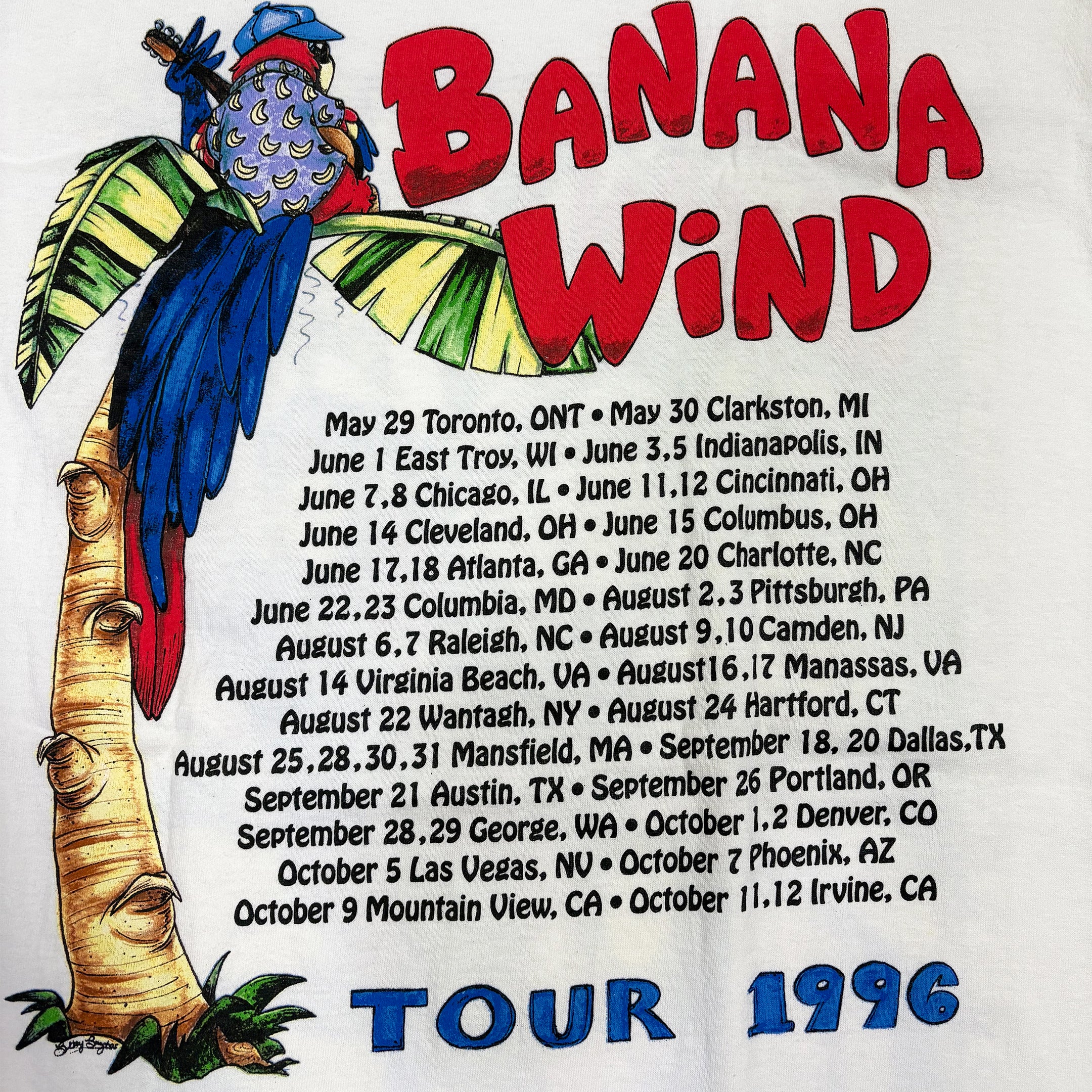 ◾️Jimmy Buffet 96 OG tour tee