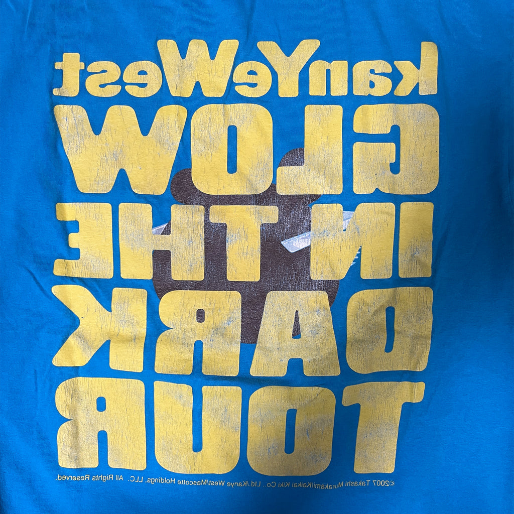 ◾️07 Kanye West x Takashi Murakami Glow in the Dark Tour Vintage T-Shirt