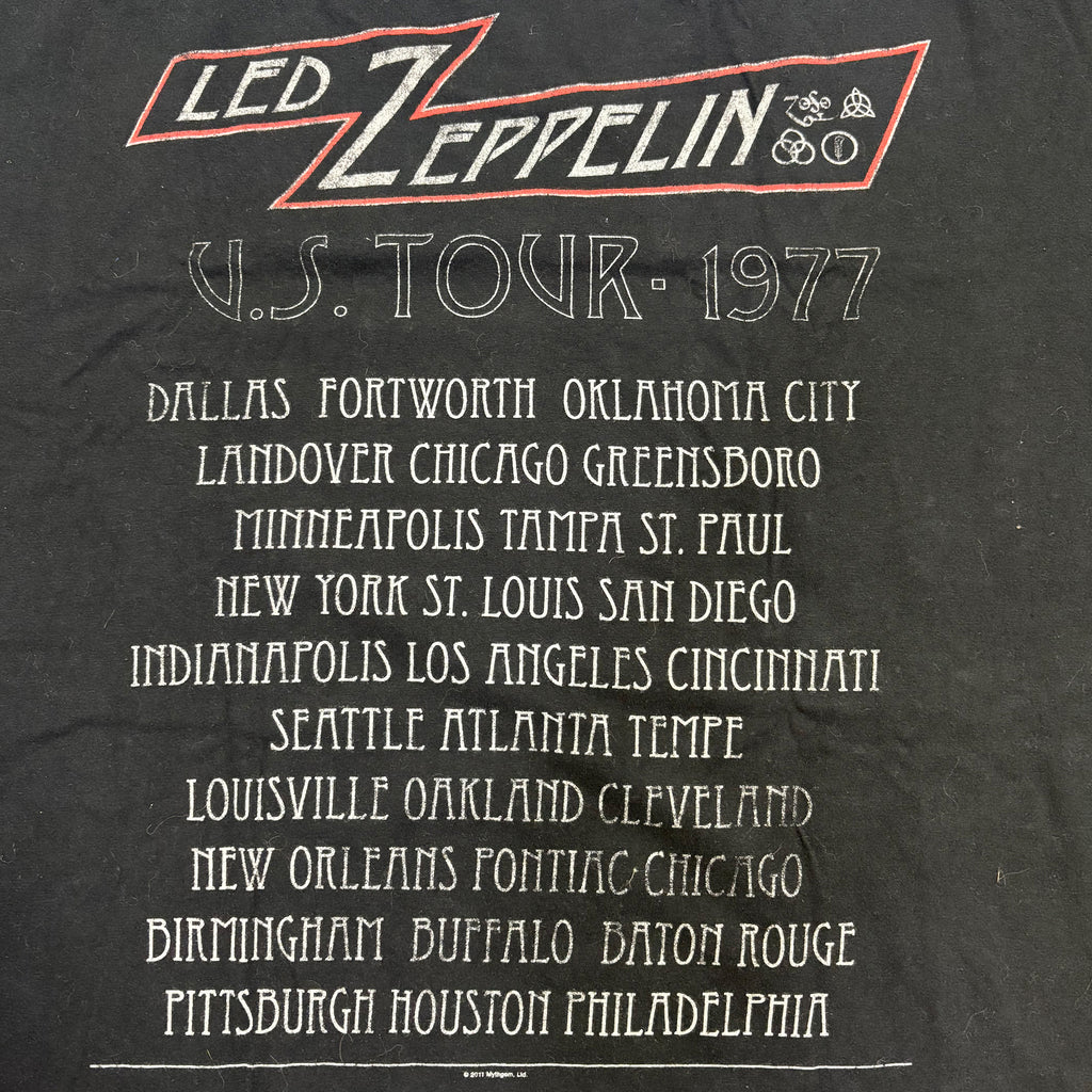 ◾️Led Zeppelin 77 tour tee Bootleg 2011