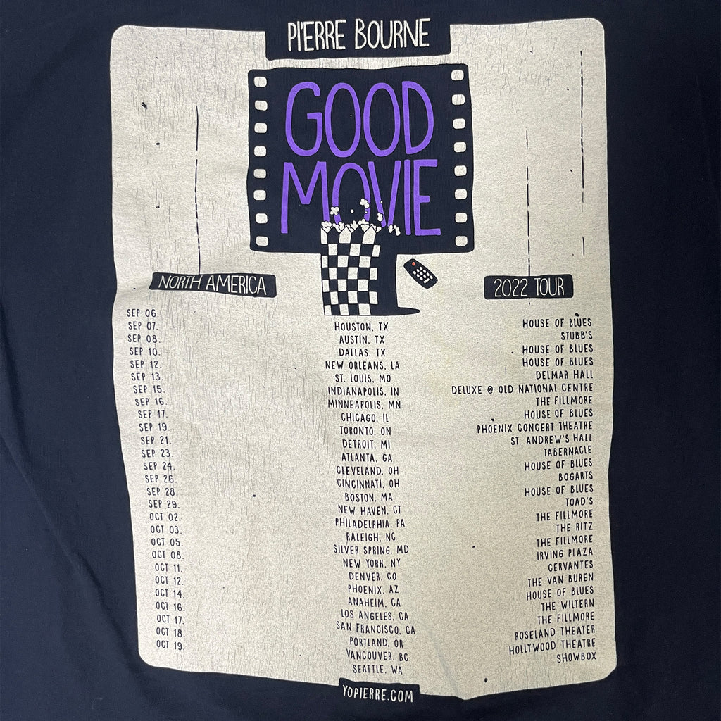 ◾️22 Pi’erre Bourne Good Movie North America Tour Tee