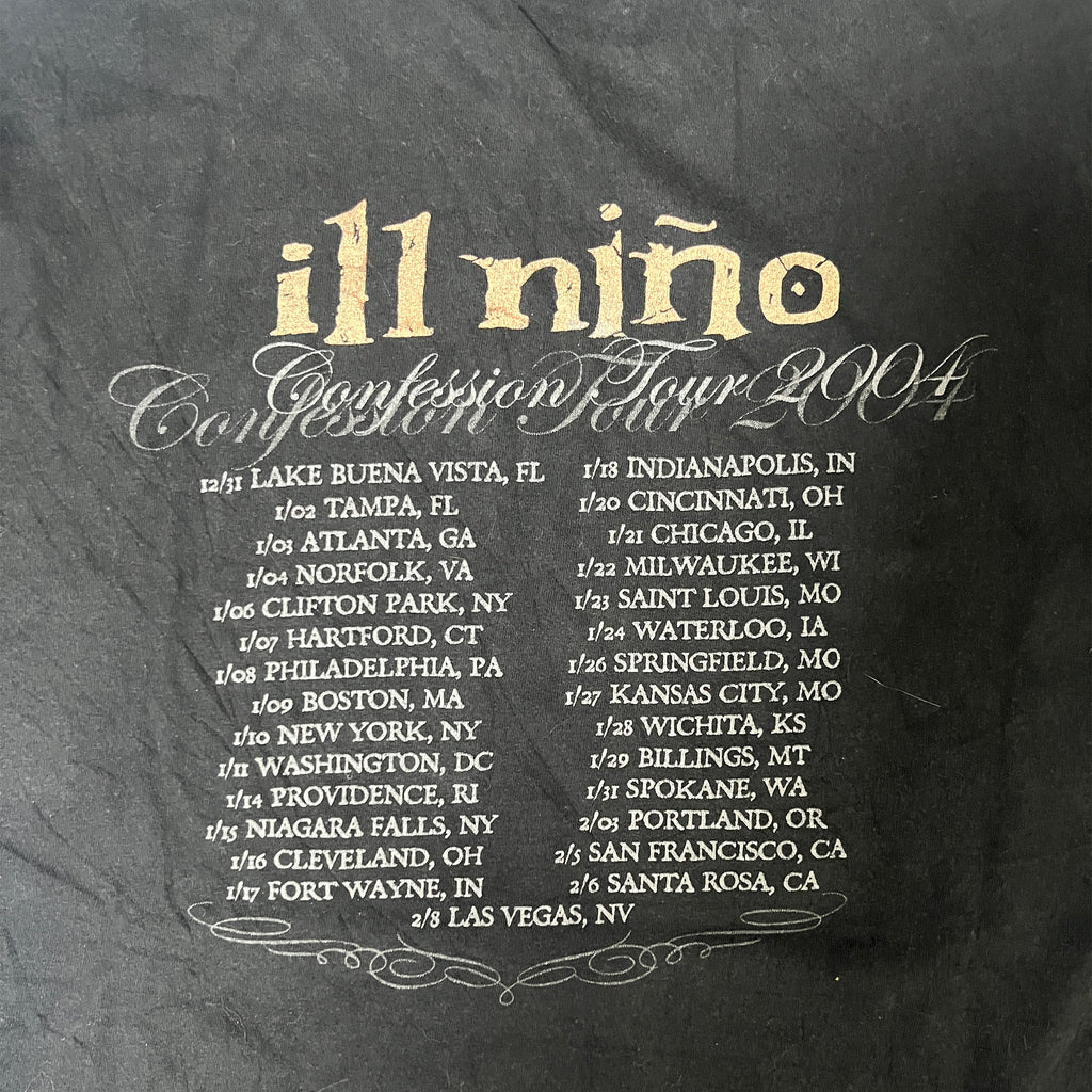 ◾️04 Ill Niño “Confession” US Tour Vintage T-Shirt