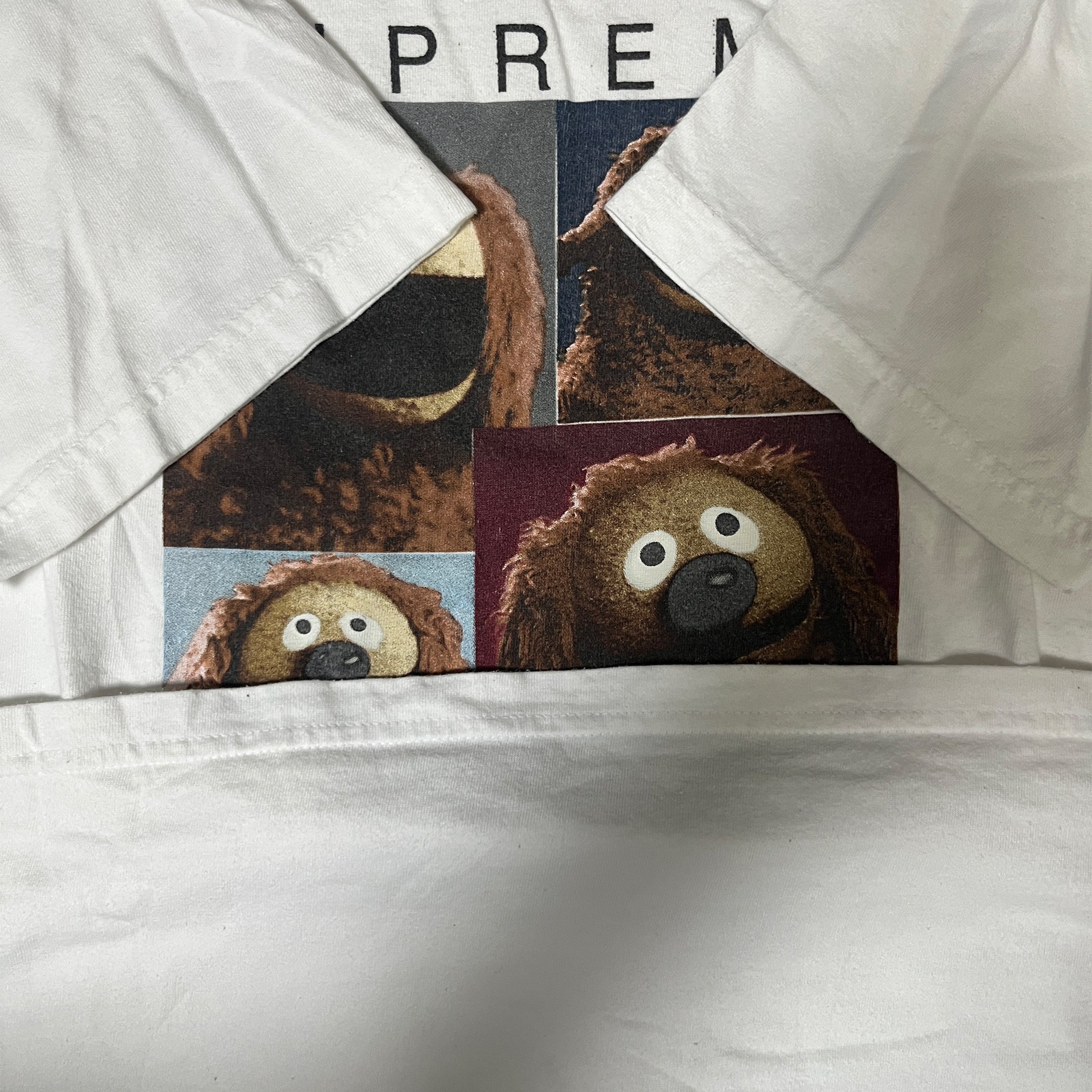 ◾️SS24 Supreme The Muppets Rowlf Tee White