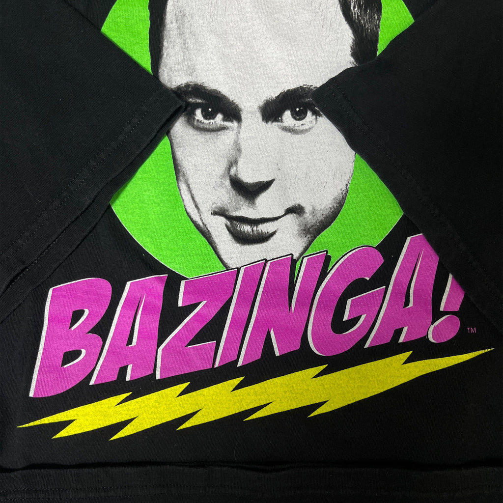 ◾️The Big Bang Theory Neon Bazinga Sheldon Cooper Official T-Shirt