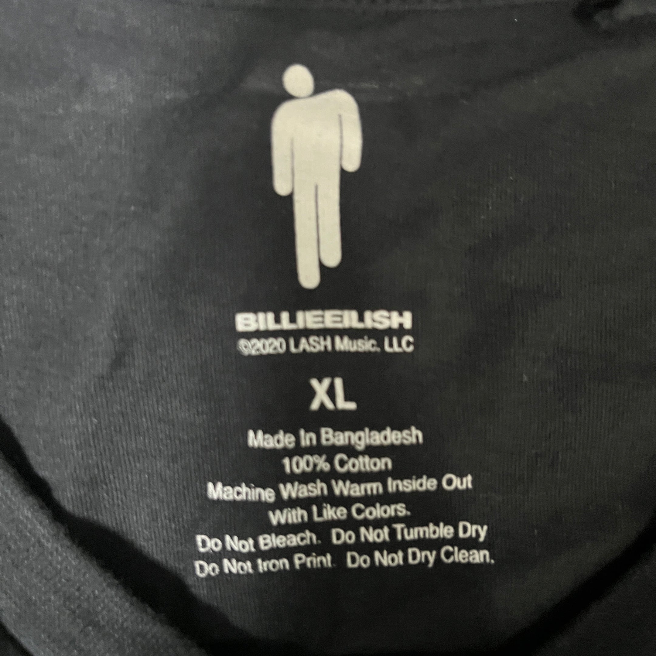 ◾️ 2020 Billie Eilish Official Merch Neon Green Graphic Long Sleeve T-Shirt
